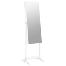 standing mirror jewelry cabinet modern interior decoration