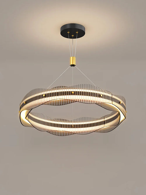 Modern designer chandelier for living room and restaurant pendant lighting - vue 7 sur 12