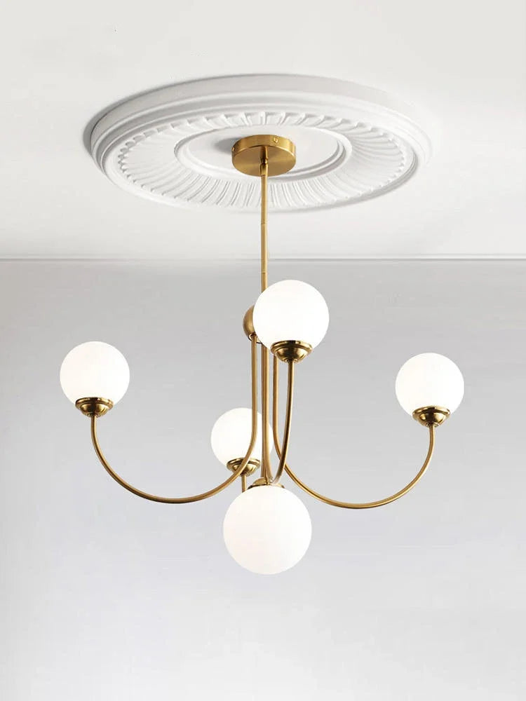 Vintage LED chandelier for elegant interior décor