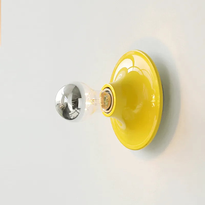 Colourful vintage retro creative wall light