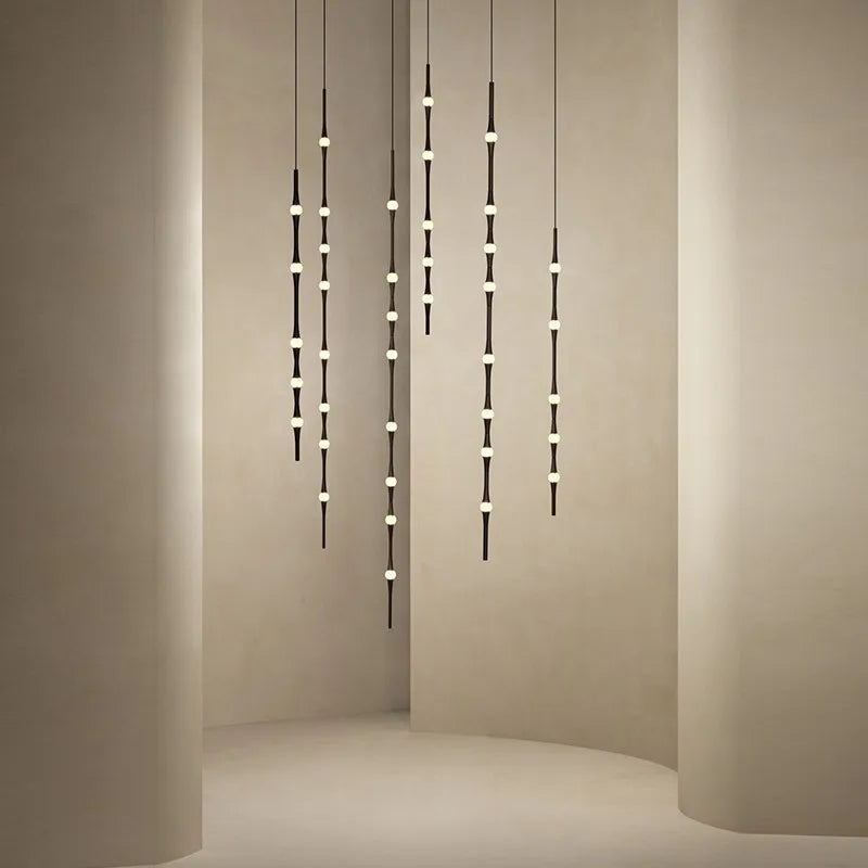 Modern spanish design minimalist LED chandelier for elegant interiors