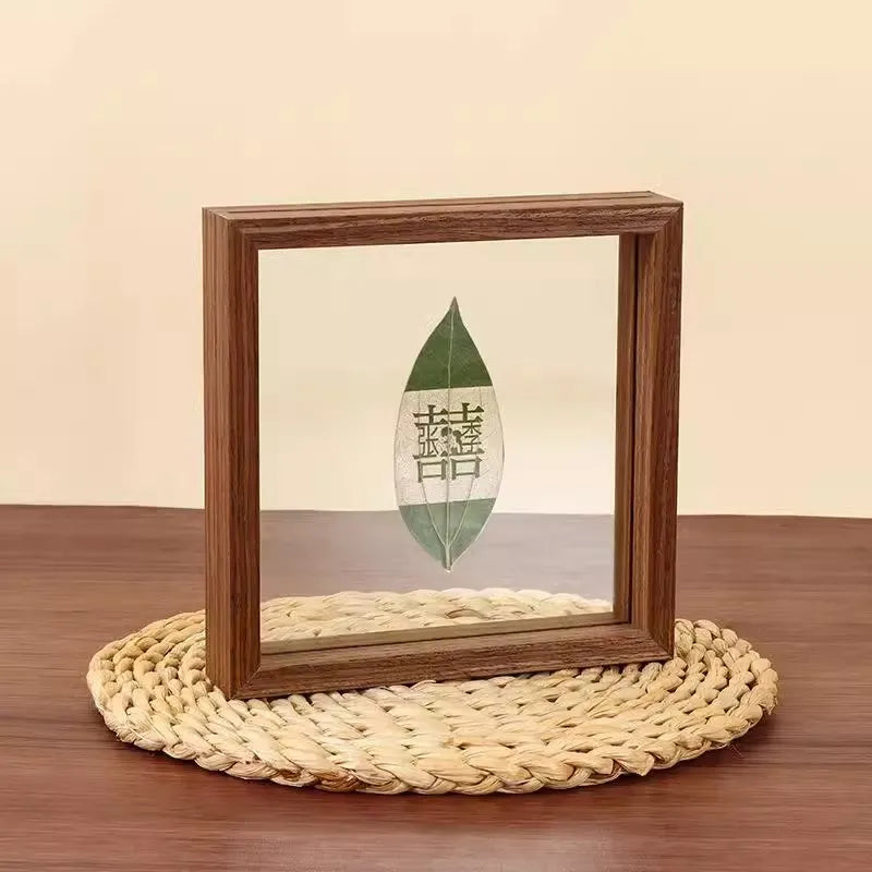 Engraved transparent acrylic photo frame for gifts and keepsakes