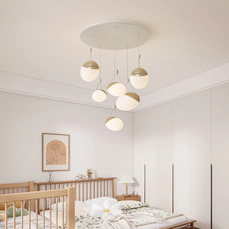 Modern nordic minimalist chandelier for villa duplex loft