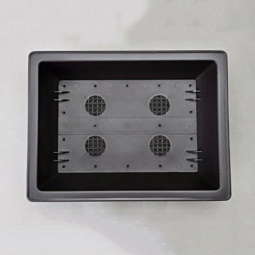 Rectangular plastic flower pot for bonsai and garden - vue 4 sur 6