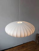 Modern silk pendant light wabi sabi style for interior decor