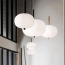 Nordic glass chandelier with LED pendant for decoration