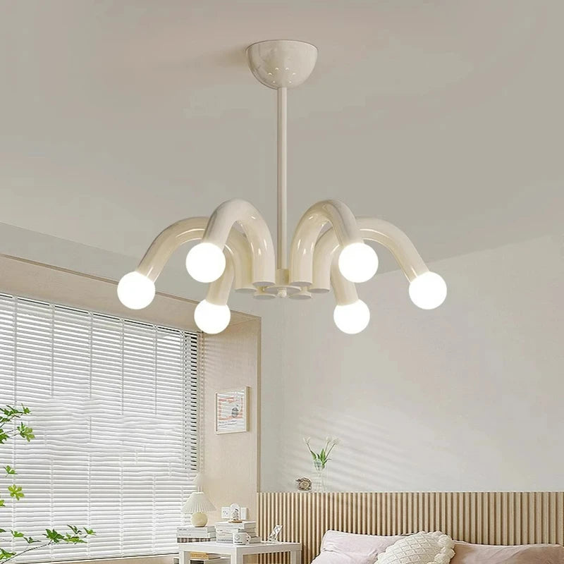 Modern metal chandelier for elegant interior decor