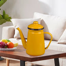 Vintage enamel coffee pot 1.1l versatile retro style