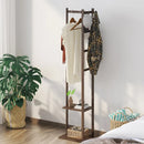 multifunctional bamboo coat rack for modern clothes