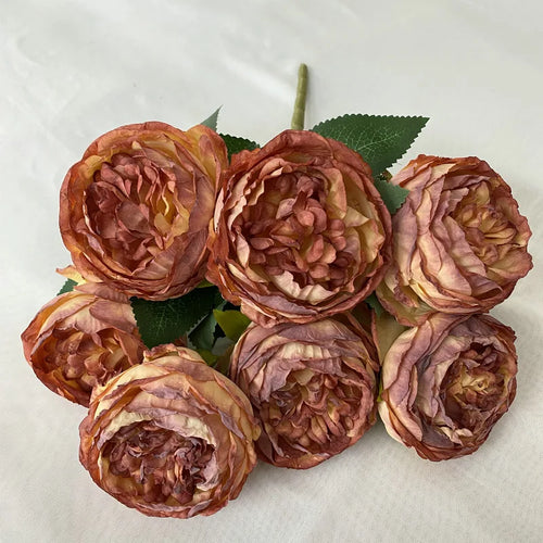 Decorative artificial rose bouquet for weddings and events - vue 8 sur 16