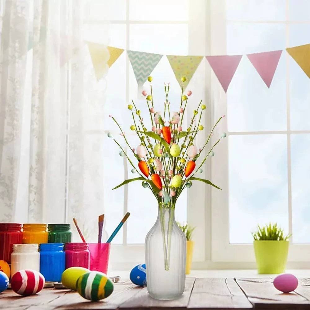 Artificial floral decoration for Easter and spring - vue 7 sur 8