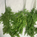 Artificial rattan fern for indoor and outdoor decoration