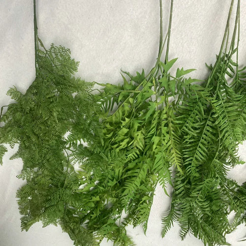 Artificial rattan fern for indoor and outdoor decoration - vue 5 sur 14
