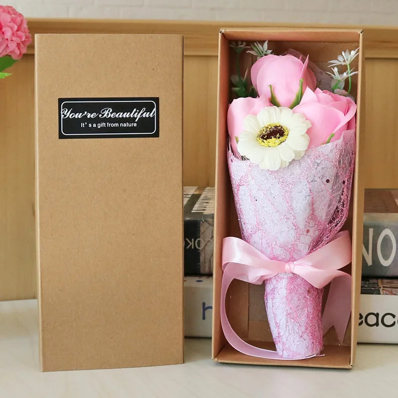 Rose soap in gift box for any occasion