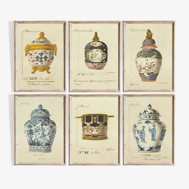 Vintage porcelain jar wall art home decor gifts