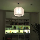 Modern nordic fabric chandelier for minimalist interiors