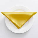 Decorative satin table napkin wedding reception style