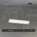 Modern designer chandelier in pure natural marble and copper