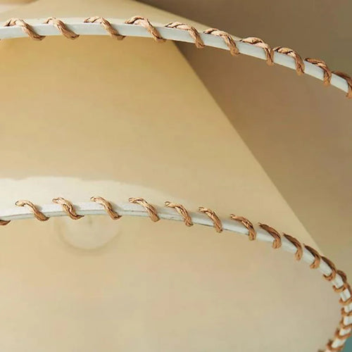 Nordic parchment pendant light for interior and shop decor - vue 6 sur 8