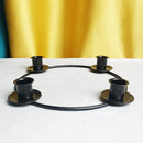 Elegant and festive Advent wreath candle holder and decorative calendar