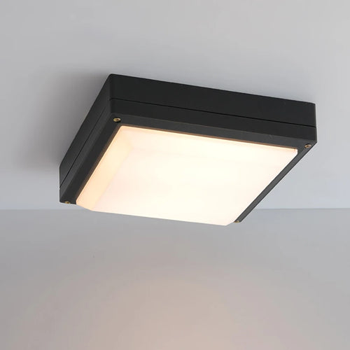 Waterproof outdoor ceiling light for garden and terrace lighting - vue 4 sur 8