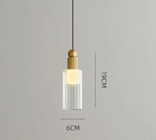 Modern gold brass pendant light for elegant interiors