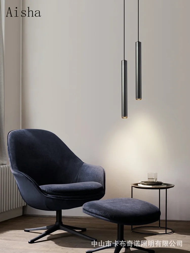Minimalist copper pendant light for elegant interior decor