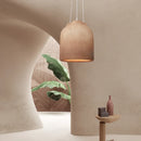 Designer wabi sabi LED pendant light for dining room, kitchen or bar