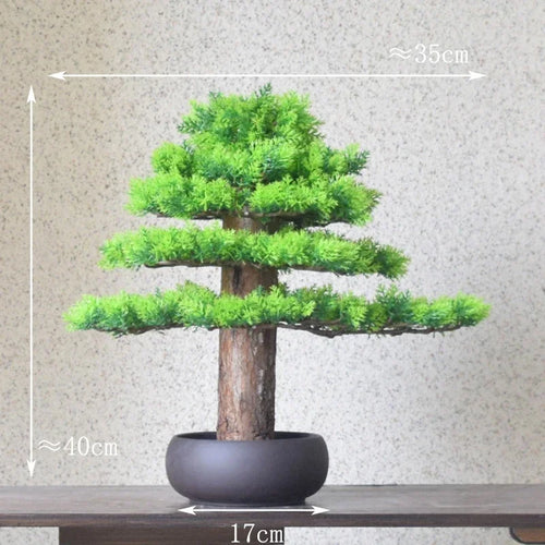 Chinese style artificial bonsai tree for indoor and outdoor decor - vue 15 sur 22