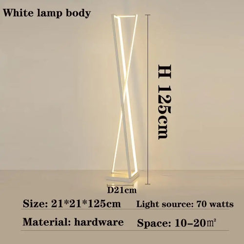 Modern nordic style minimalist floor lamp