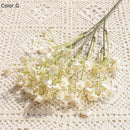 Autumn gypsophila branch for DIY wedding decoration