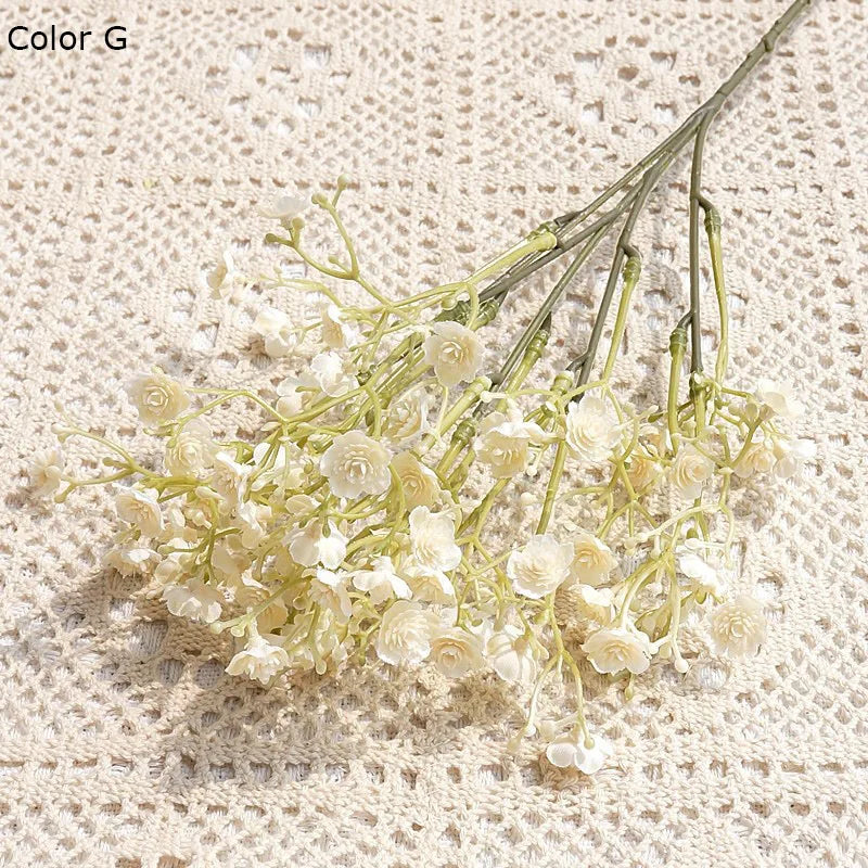 Autumn gypsophila branch for DIY wedding decoration - vue 9 sur 16