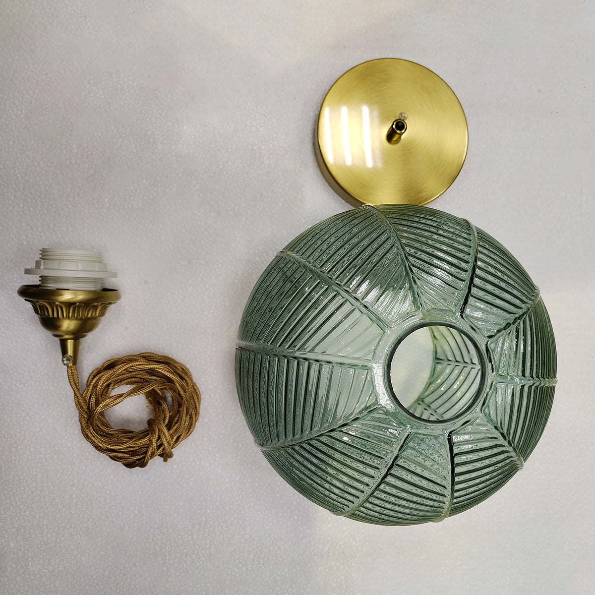 suspension moderne en verre pour éclairage intérieur décoratif - vue 4 sur 8