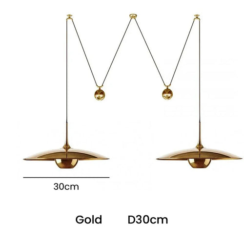 Postmodern adjustable LED pendant light - vue 11 sur 14