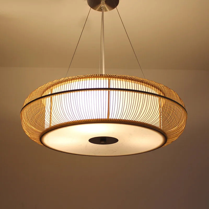 Handmade bamboo chandelier with modern and elegant style