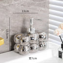 luxury ceramic bathroom decor set
