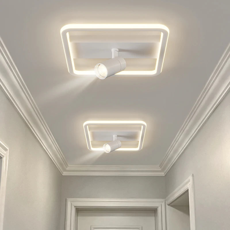 Simple modern spotlight for hallway, corridor, balcony and entrance