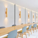 Led wall lamp for hotel and bedside, 20/30/40 cm, gold black or white