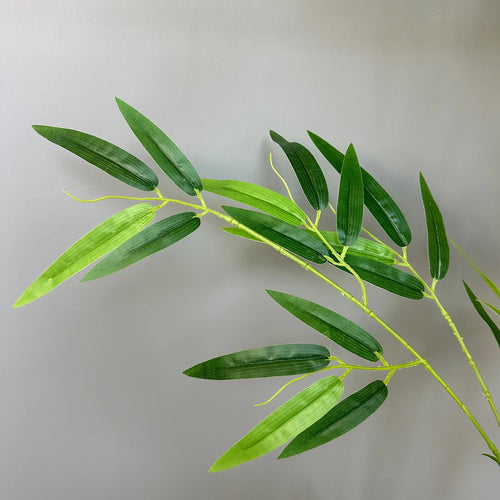 Set of 4 artificial bamboo branches for festive indoor decoration - vue 5 sur 10