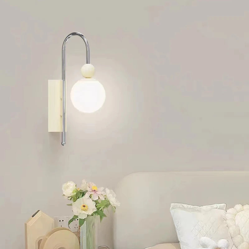 Metal LED wall light with dimmable function - vue 3 sur 8