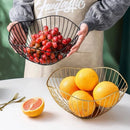 Multi-size iron fruit basket for versatile storage