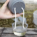 pot de fleurs auto-arrosant en plastique pour plantes succulentes