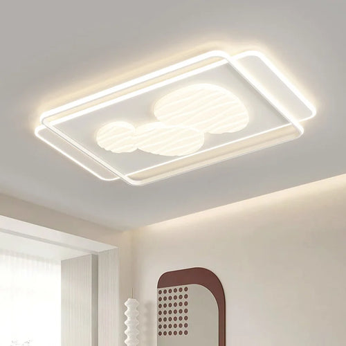 Modern LED ceiling light for indoor decor and elegant lighting - vue 3 sur 11