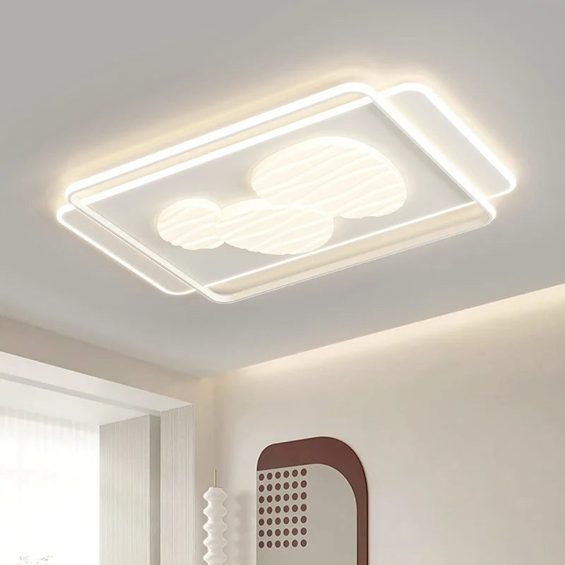 Modern LED ceiling light for indoor decor and elegant lighting - vue 3 sur 11