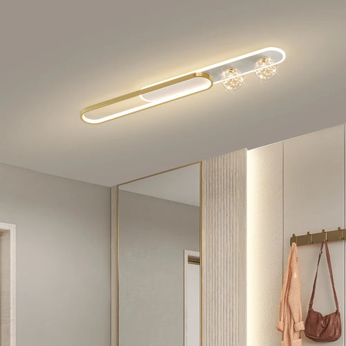 Simple luxury modern starry flush mount chandelier - vue 4 sur 14