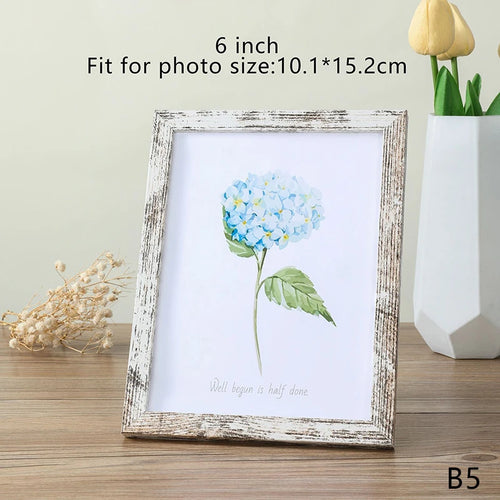 Hanging wooden photo frame for decoration and gifts - vue 12 sur 18