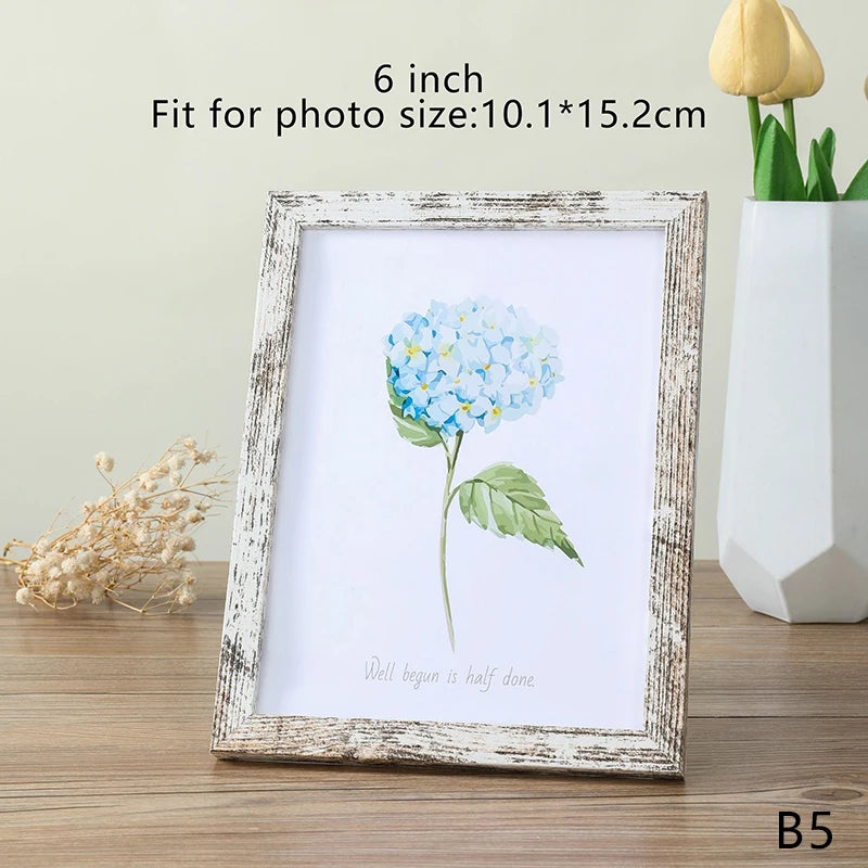 Hanging wooden photo frame for decoration and gifts - vue 11 sur 18