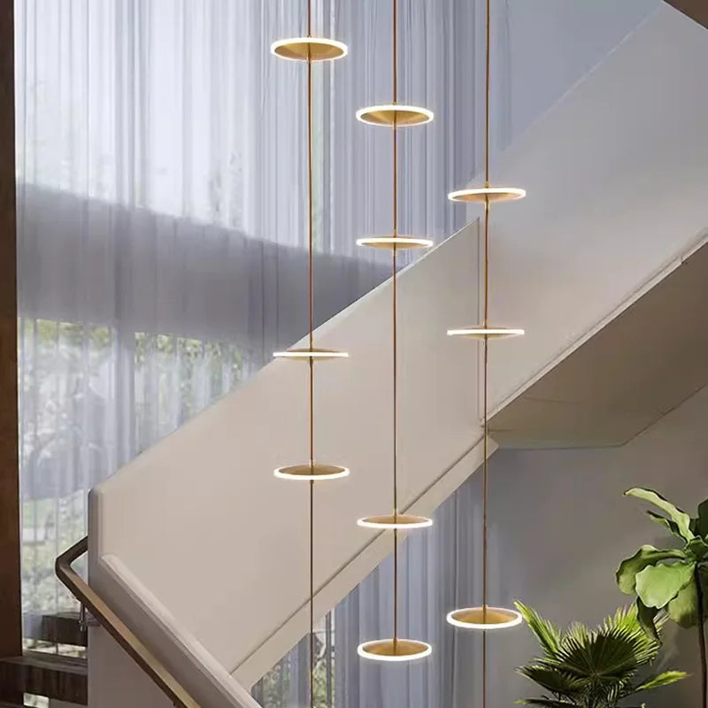 Modern round chandelier for elegant indoor lighting