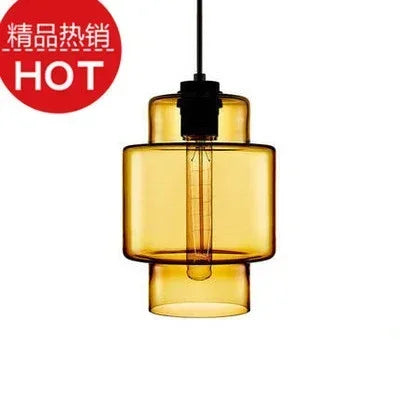 Modern transparent glass pendant chandelier with elegant design - vue 14 sur 28
