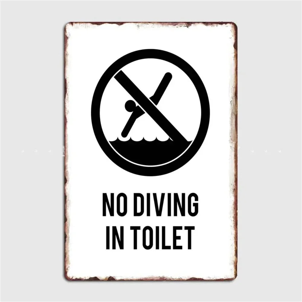 retro metal sign for fun wall decor - vue 24 sur 38